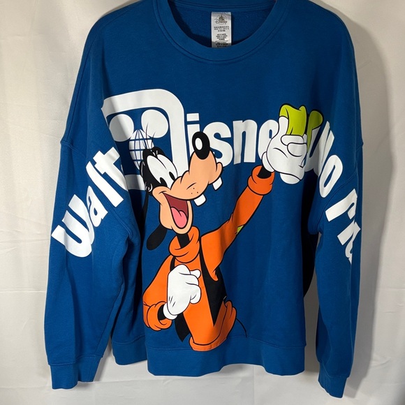 Disney Other - Disney Parks Retro 2024 Goofy Front To Back Crewneck Sweater Pullover Size XL